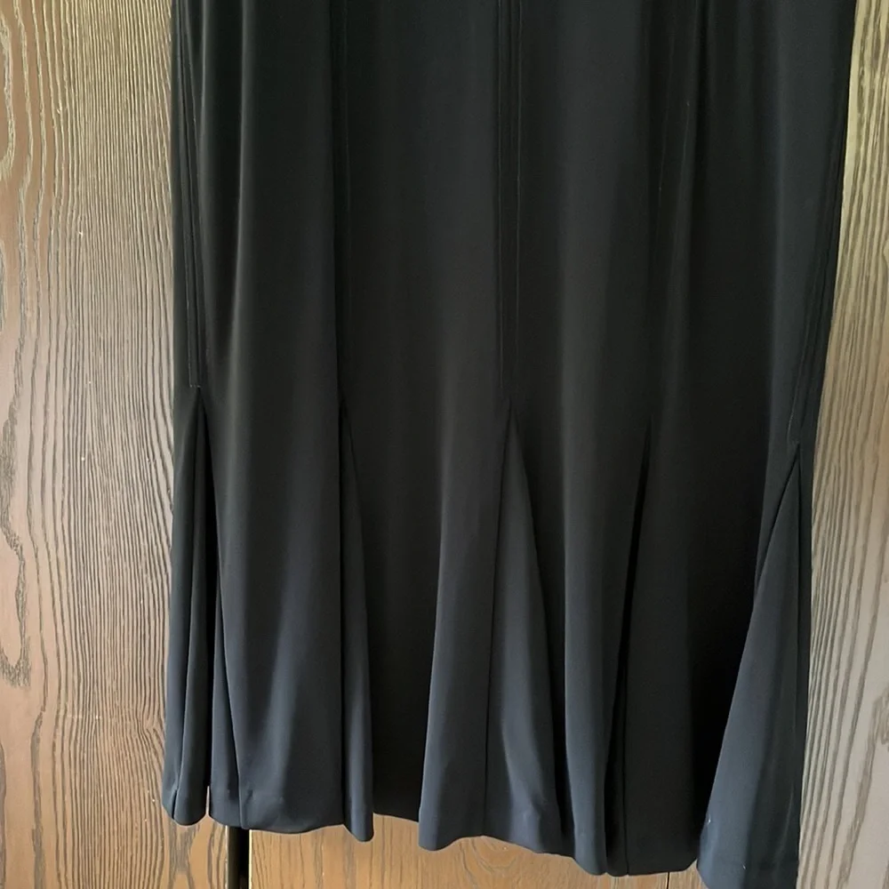 Tory Burch black, sleeveless long dress. Size Large. 100% Viscose.